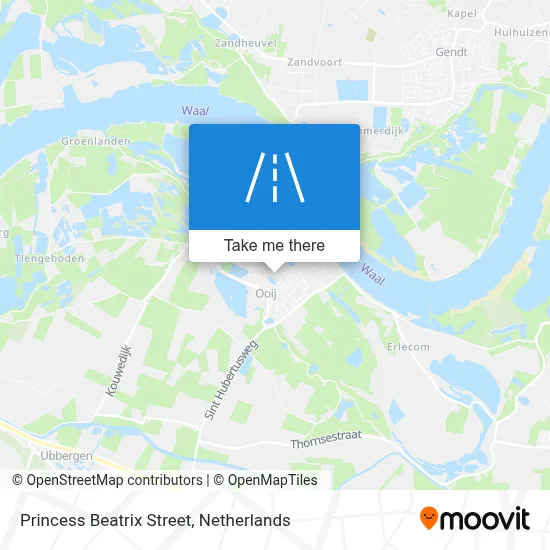Prinses Beatrixstraat map