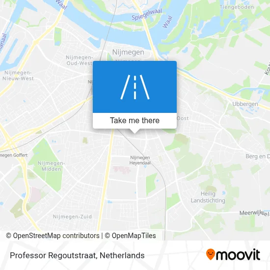 Professor Regoutstraat map