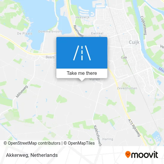 Akkerweg map