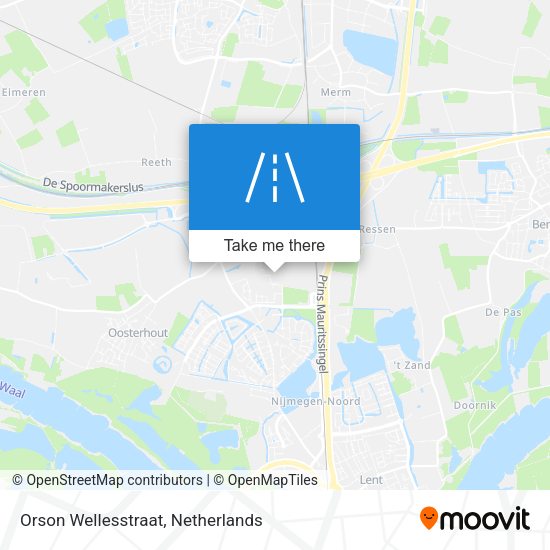 Orson Wellesstraat map