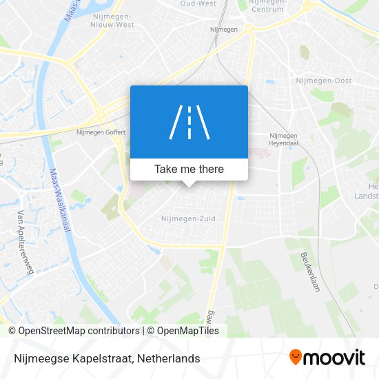 Nijmeegse Kapelstraat map