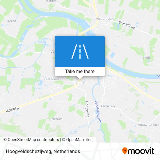 Hoogveldschezijweg map