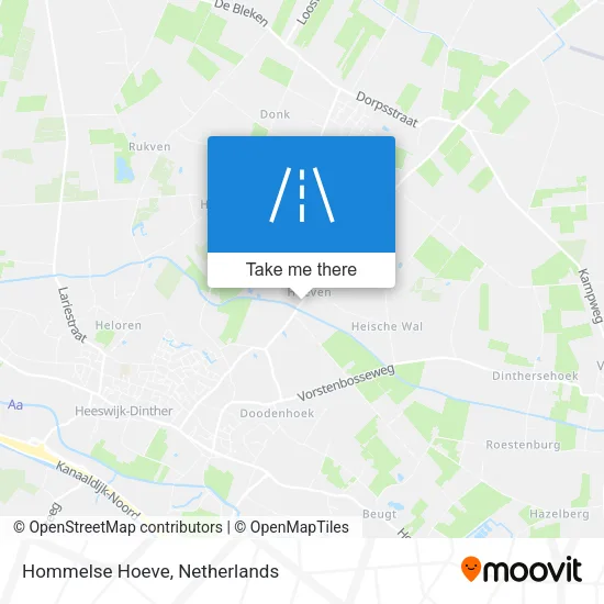 Hommelse Hoeve map