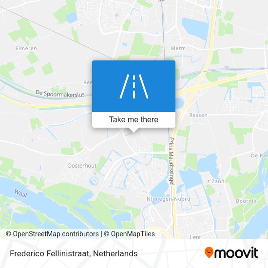 Frederico Fellinistraat map