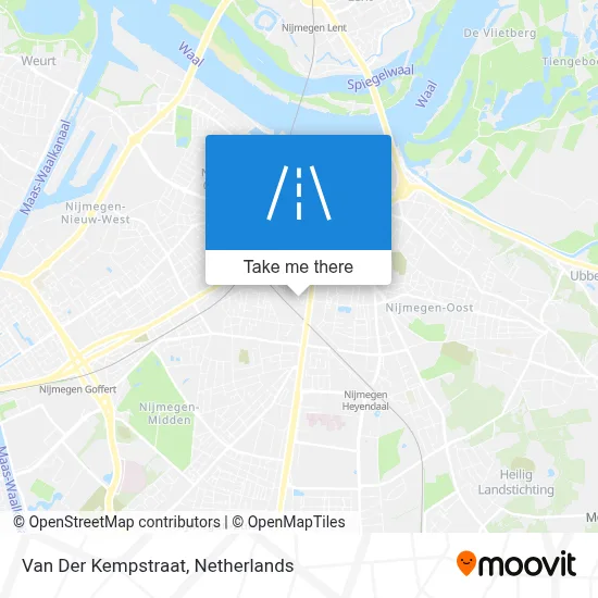 Van Der Kempstraat map