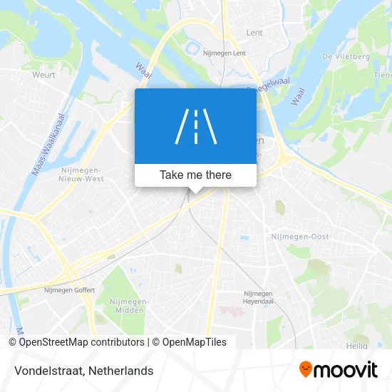 Vondelstraat map