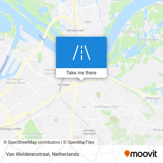 Van Welderenstraat map