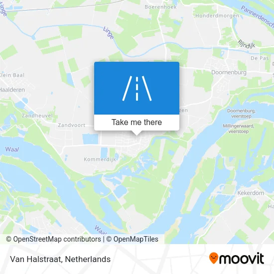 Van Halstraat map