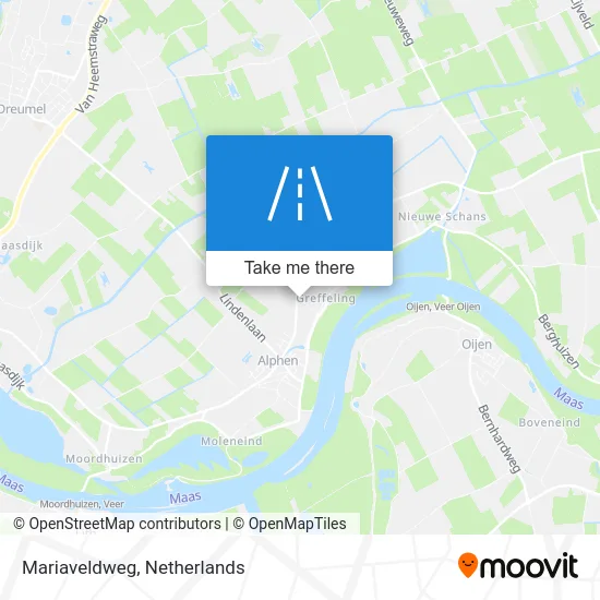Mariaveldweg map