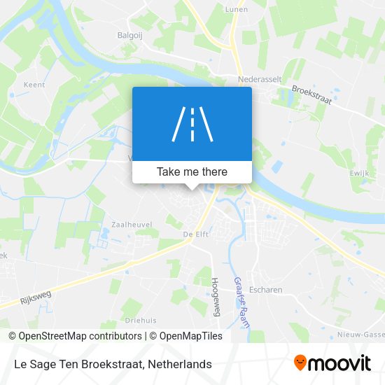 Le Sage Ten Broekstraat map