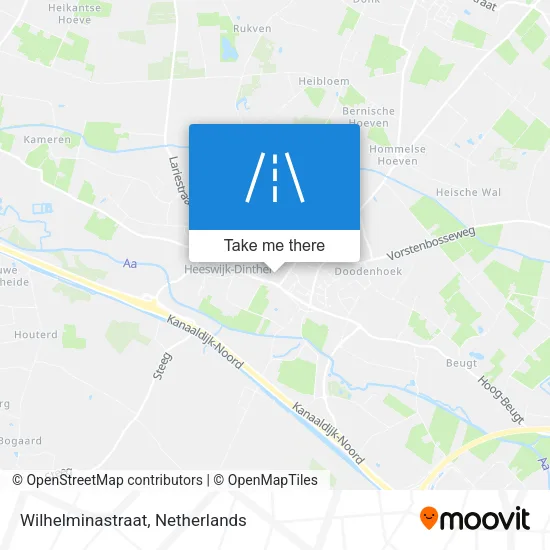 Wilhelminastraat map