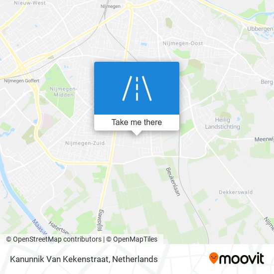 Kanunnik Van Kekenstraat map