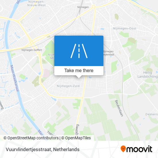 Vuurvlindertjesstraat map