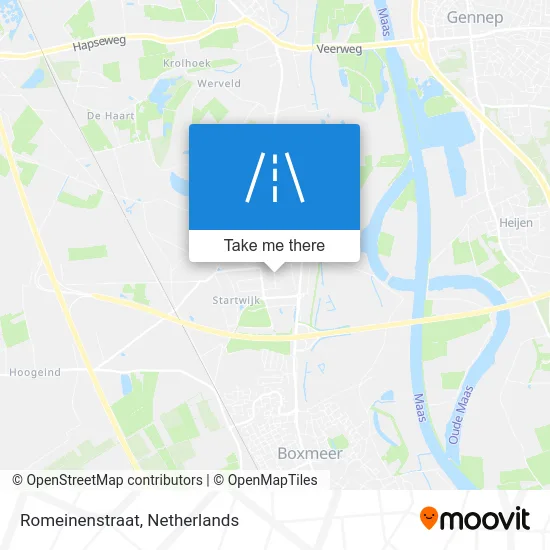 Romeinenstraat Karte