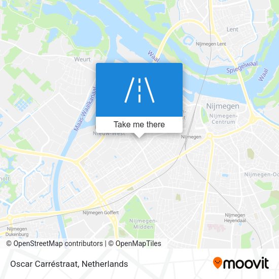 Oscar Carréstraat map