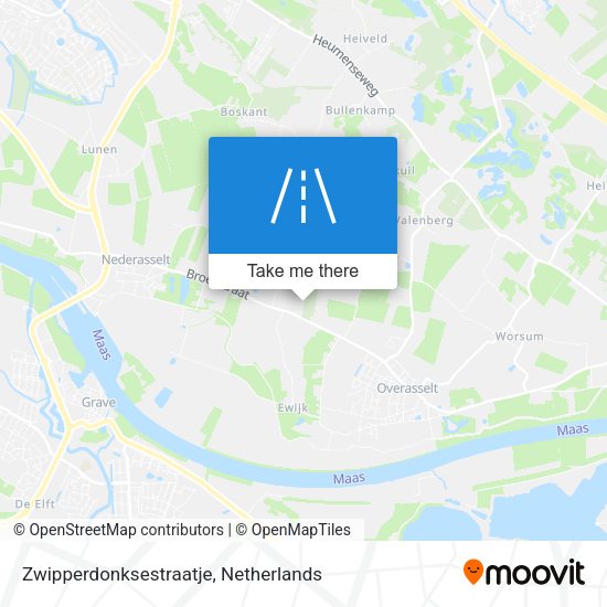 Zwipperdonksestraatje map