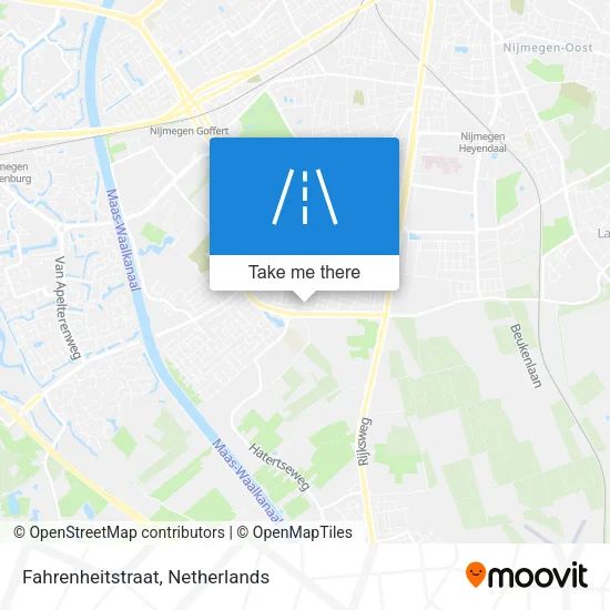 Fahrenheitstraat map