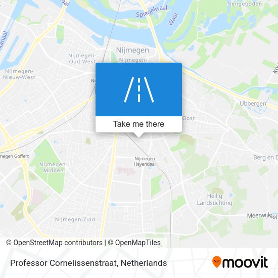 Professor Cornelissenstraat map