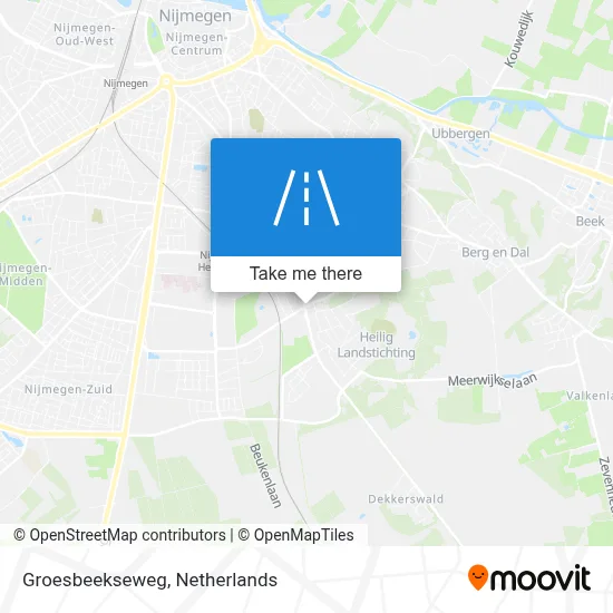 Groesbeekseweg map