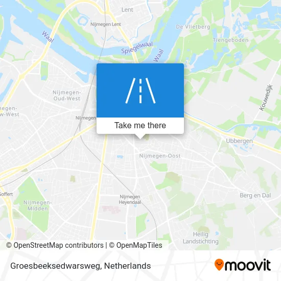 Groesbeeksedwarsweg map