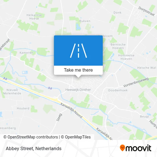 Abdijstraat map