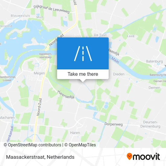 Maasackerstraat map