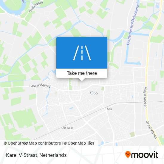 Karel V-Straat map