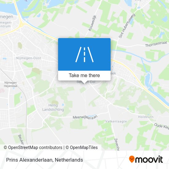 Prins Alexanderlaan map