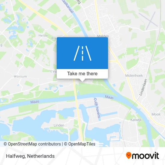 Halfweg map