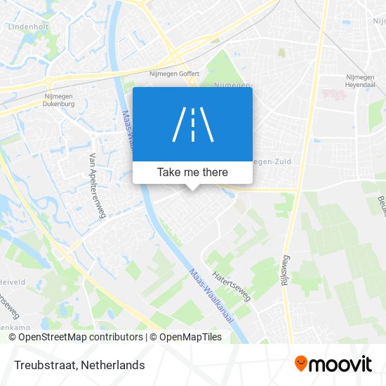 Treubstraat map