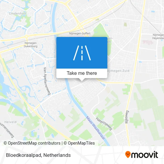 Bloedkoraalpad map