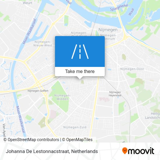 Johanna De Lestonnacstraat map