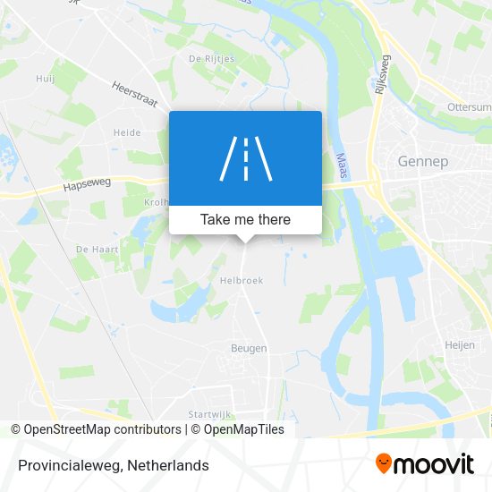 Provincialeweg map