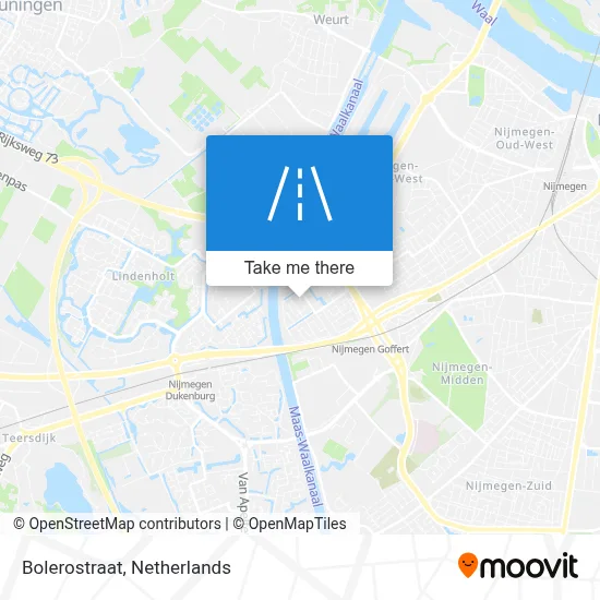 Bolerostraat map