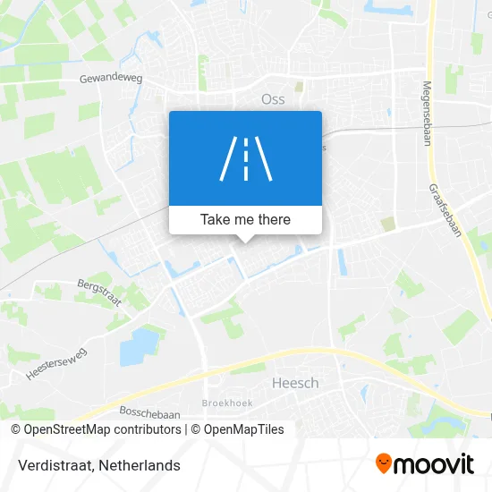 Verdistraat map