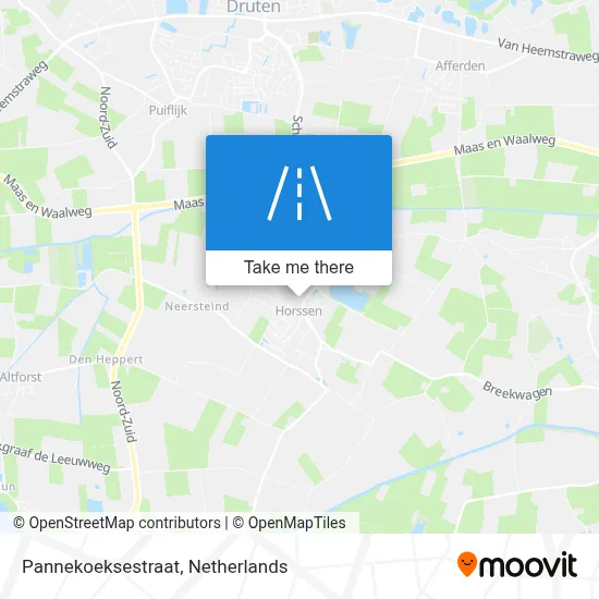 Pannekoeksestraat map