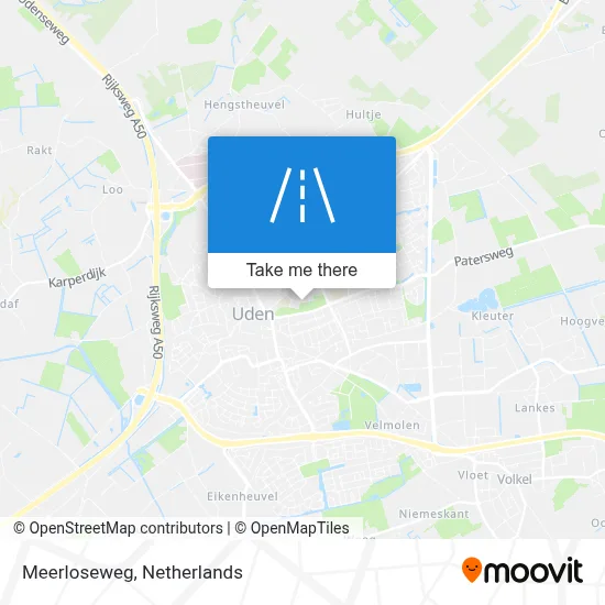 Meerloseweg map