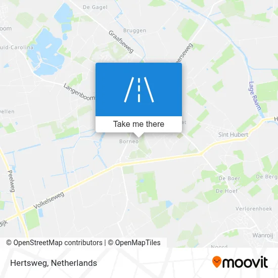 Hertsweg Karte