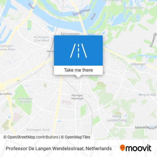 Professor De Langen Wendelsstraat map