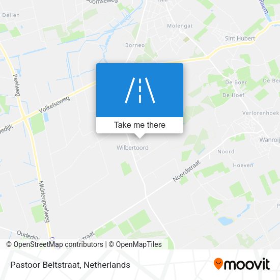 Pastoor Beltstraat map