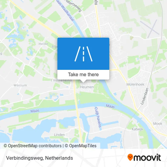 Verbindingsweg map