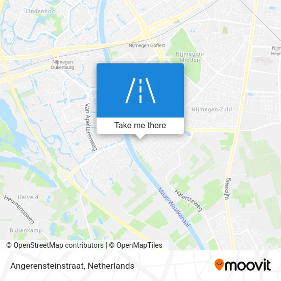 Angerensteinstraat map