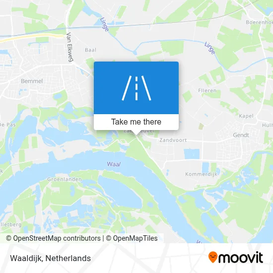 Waaldijk map