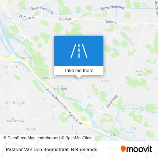 Pastoor Van Den Boomstraat map