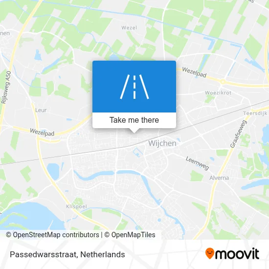 Passedwarsstraat map