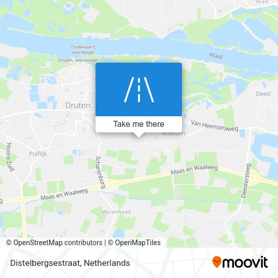 Distelbergsestraat map