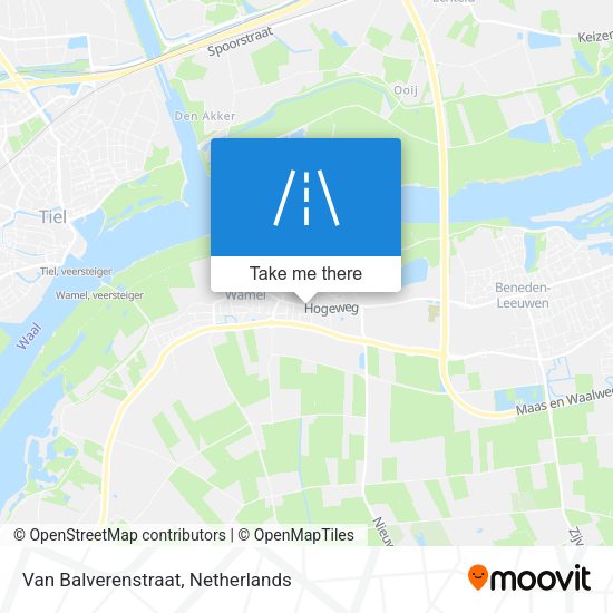 Van Balverenstraat map