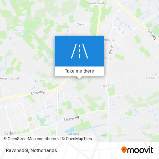 Ravensdel map