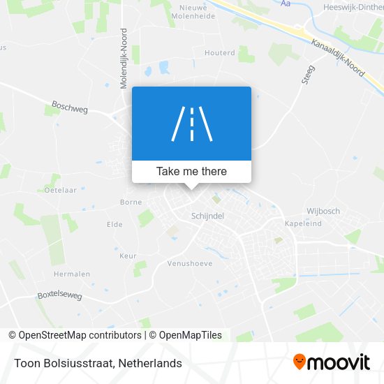 Toon Bolsiusstraat map