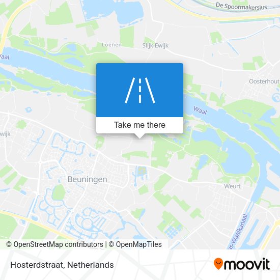 Hosterdstraat map